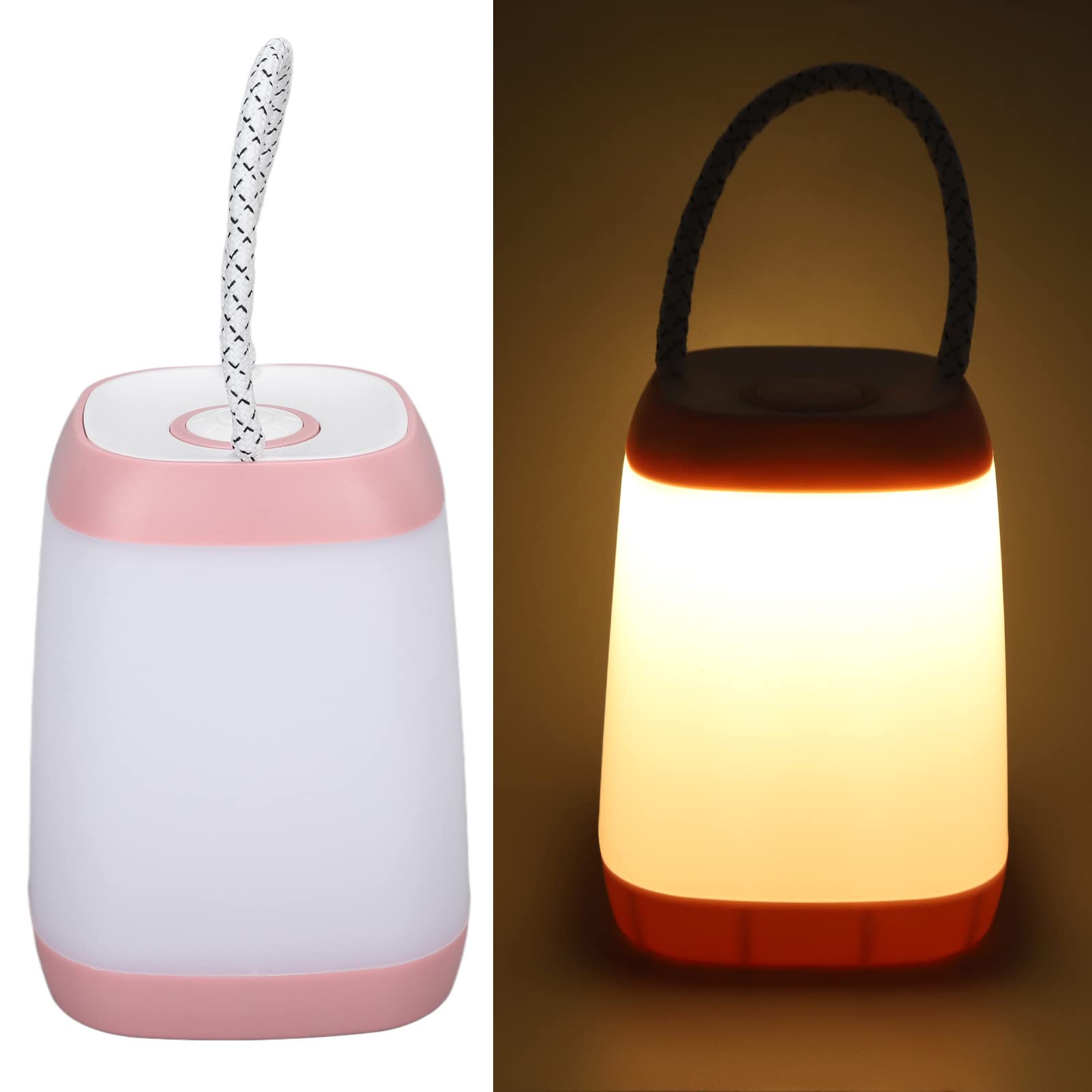 Mxzzand LED Night Light for Kids - Portable, Battery Powered 3000K Warm Light with Adjustable Brightness - Perfect for Bedrooms, Nursery, Tent Camping & Outdoor Adventures
