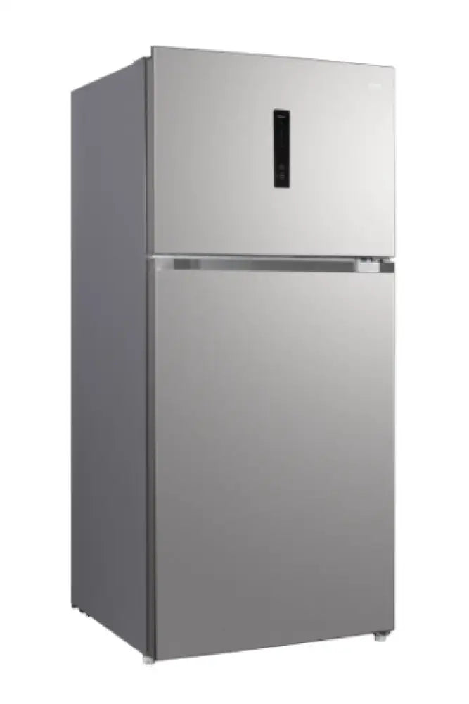 CHiQ CTM512NSS5E 515L Stainless Steel Top Mount Refrigerator - Energy Efficient Large Capacity Fridge for Home, Kitchen, Restaurant & Office Use