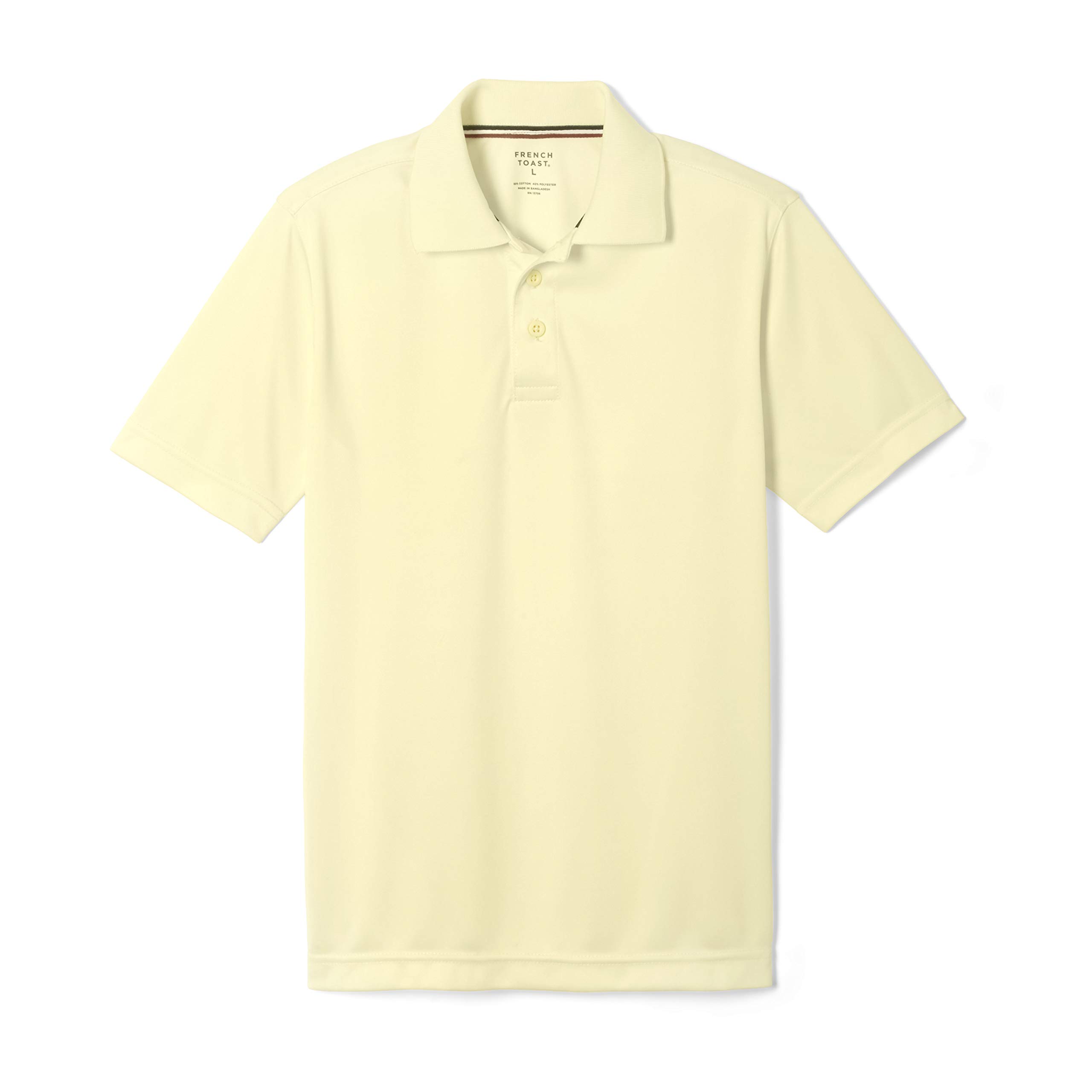 French Toast Men's Moisture-Wicking Performance Sport Polo Shirt - Breathable Quick-Dry Short Sleeve Golf & Tennis Shirt for Active Lifestyle