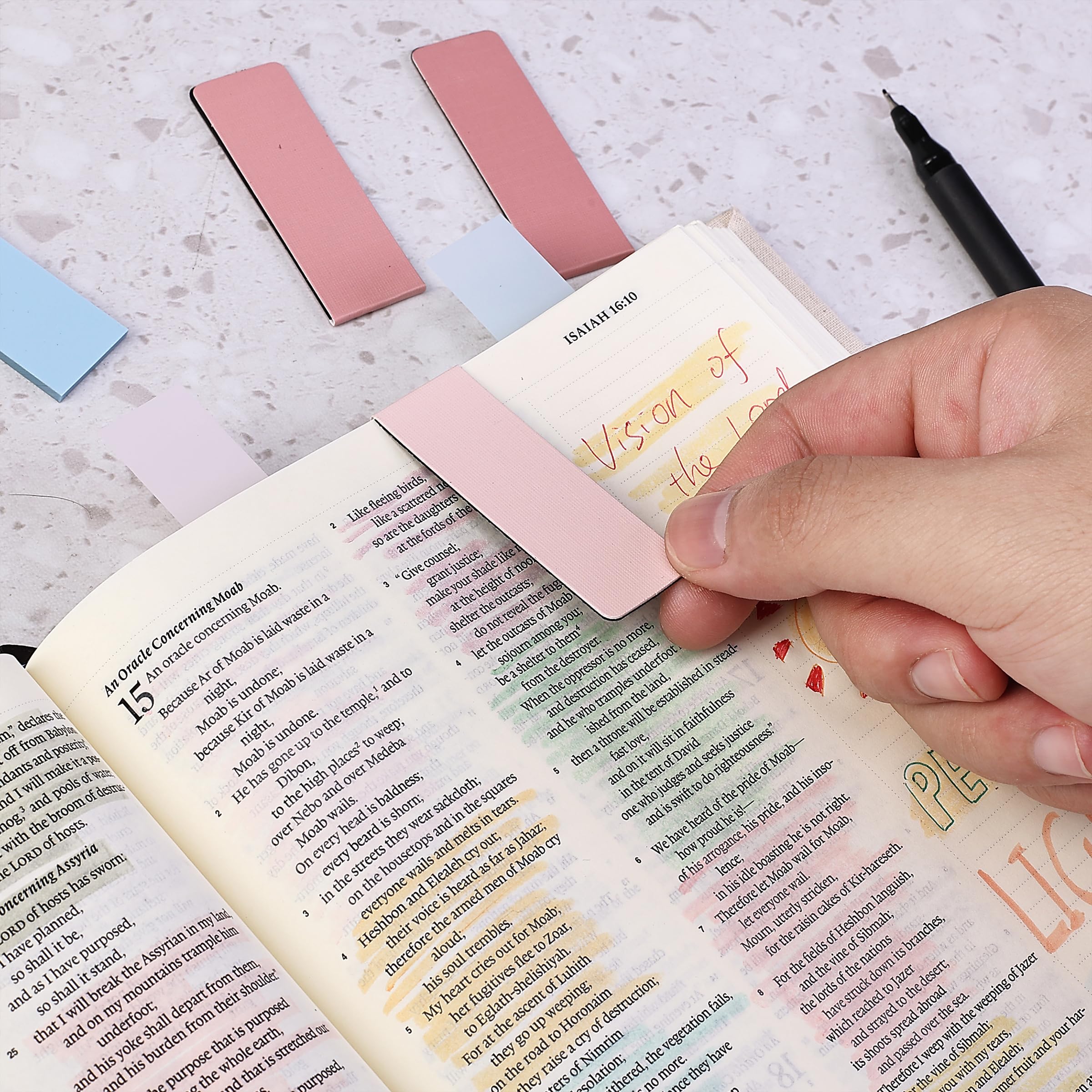 Mr. Pen Bible Journaling Kit - No Bleed Bible Highlighters & Pens Set for Bible Study, Scripture Note Taking - Perfect Gift for Mother's Day, Bible Study Tools for Women & Church Groups