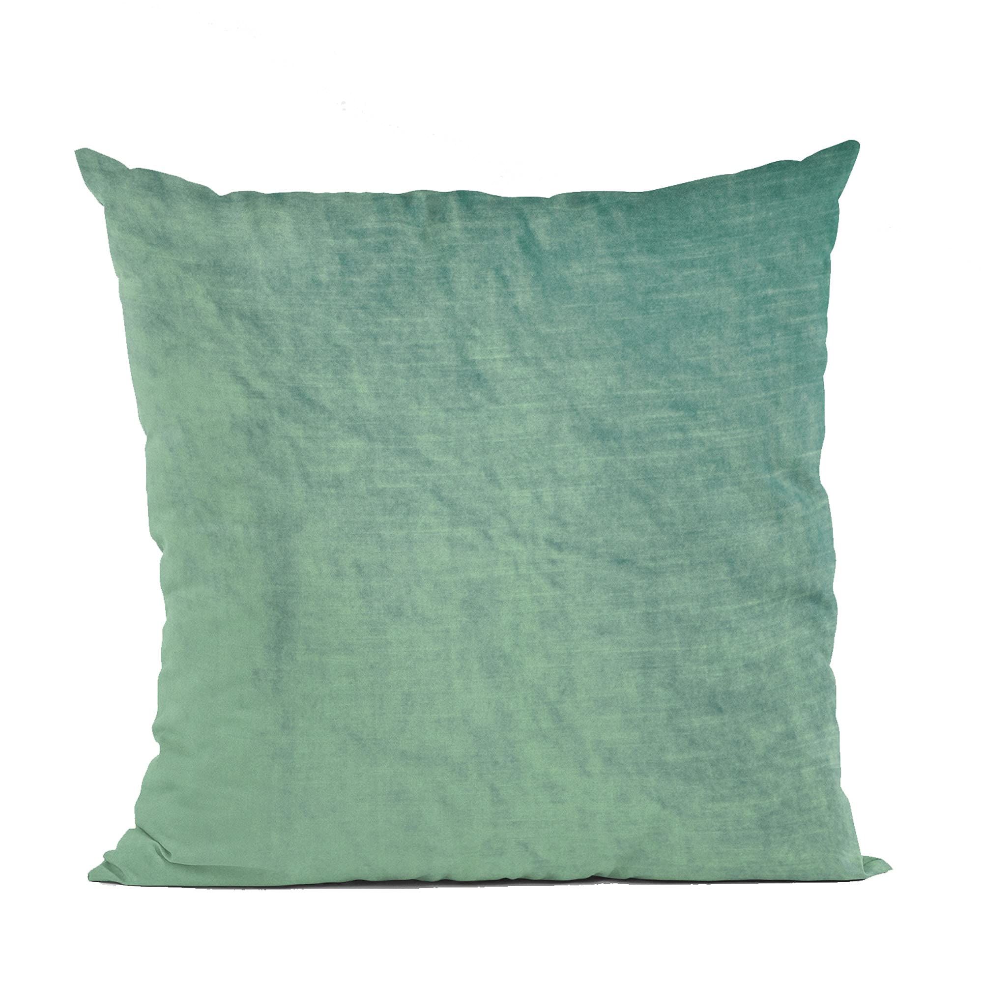 Plutus Glacier Lux Shiny Velvet Luxury Throw Pillow 20x26 Inches - Double Sided Decorative Cushion for Sofa, Bed, Living Room - Soft Green Home Decor Accent