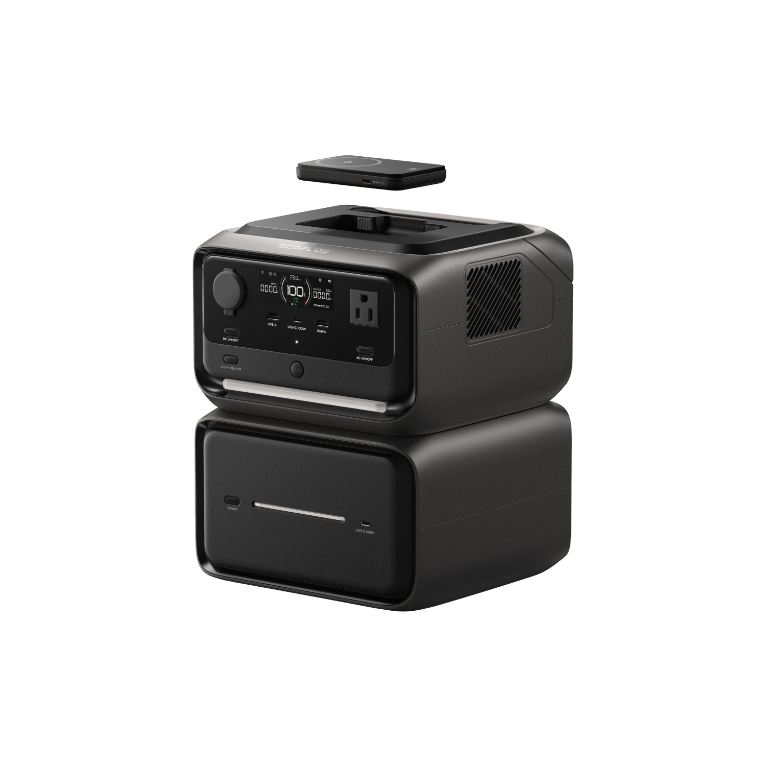 EcoFlow RIVER 3 Max Plus Wireless Portable Power Station - 288Wh Solar Generator for Camping, Emergencies & Outdoor Adventures | Fast Charging, Lightweight & Quiet Operation