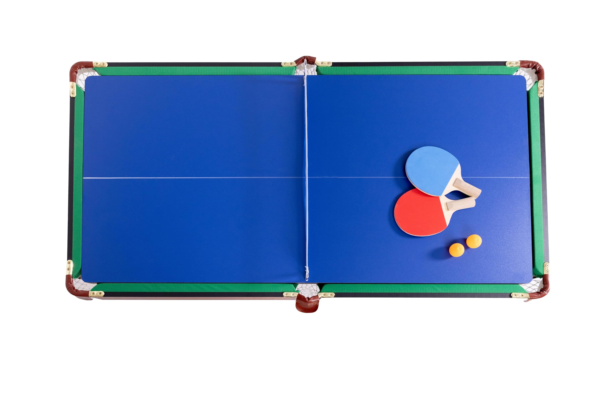 RACK Crux 55-Inch Folding Pool Table - Portable Billiard Table for Home, Office & Game Room | Space-Saving Indoor/Outdoor Entertainment for Adults & Kids | Perfect for Parties, Family Gatherings & Game Nights
