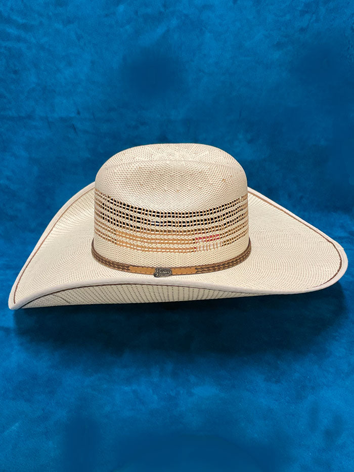 Justin JS3B30BEND Bender Straw Cowboy Hat - Ivory Western Style for Men & Women - Perfect for Rodeo, Country Music Festivals & Summer Outdoor Activities