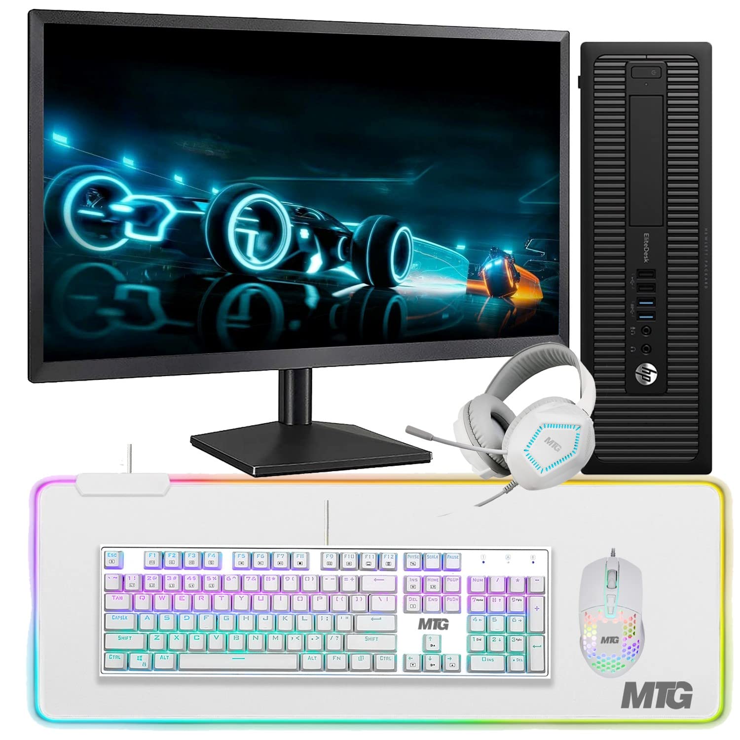 Renewed HP Elite 800G1 Desktop PC with Intel Core i5-4570 4th Gen Processor, 8GB RAM, 500GB HDD, 22