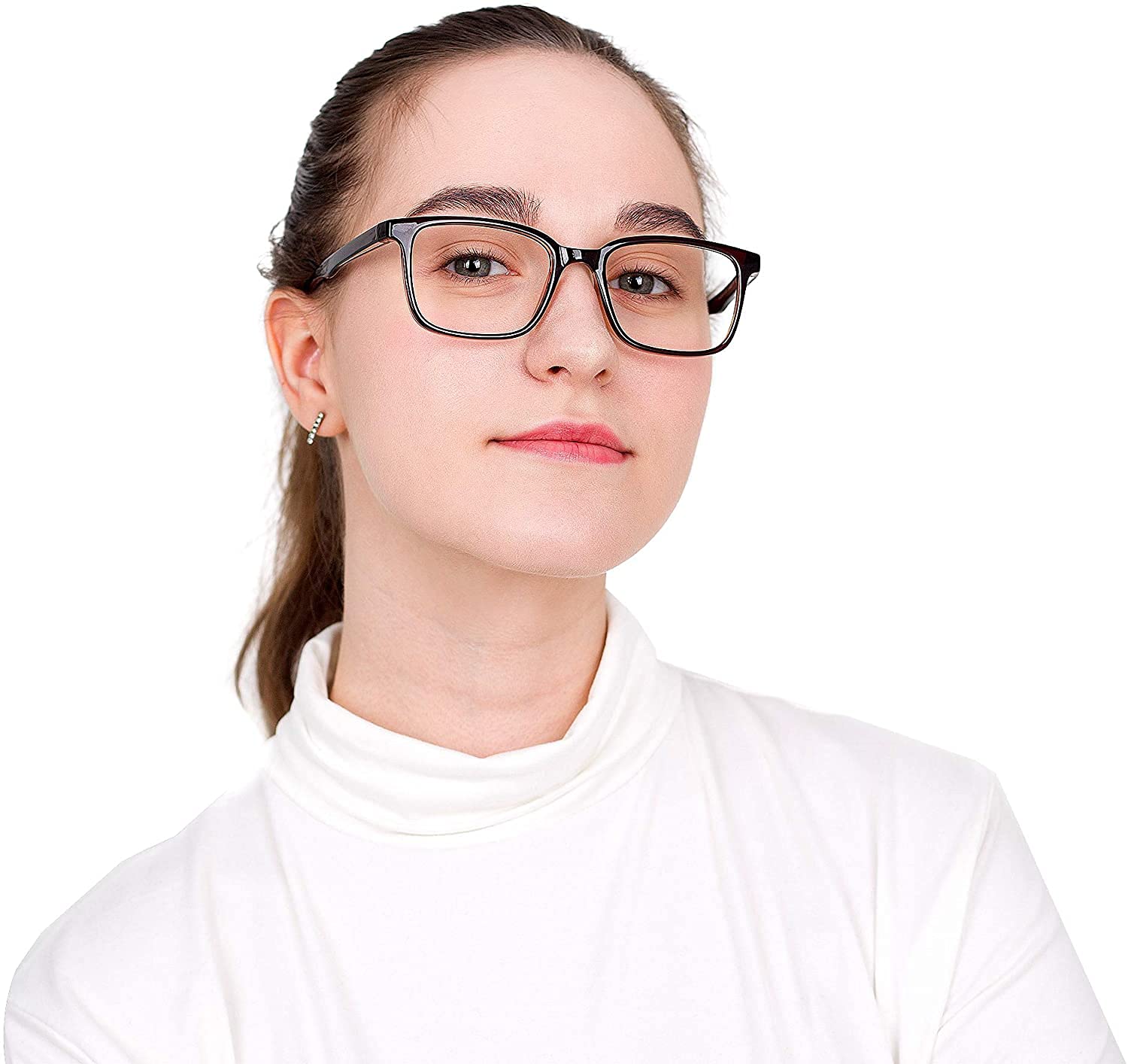 Anti Eyestrain Reading Glasses for Computer & Gaming - Blue Light Blocking Glasses for Men & Women - Reduce Glare for TV, Office & Digital Screen Use