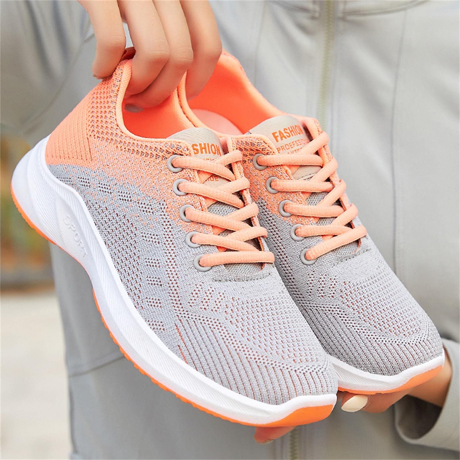 Women's White Retro Trainers - Hiking, Running, Fitness & Walking Shoes - Elegant Sports Sneakers for Trekking, Leisure & Outdoor Activities