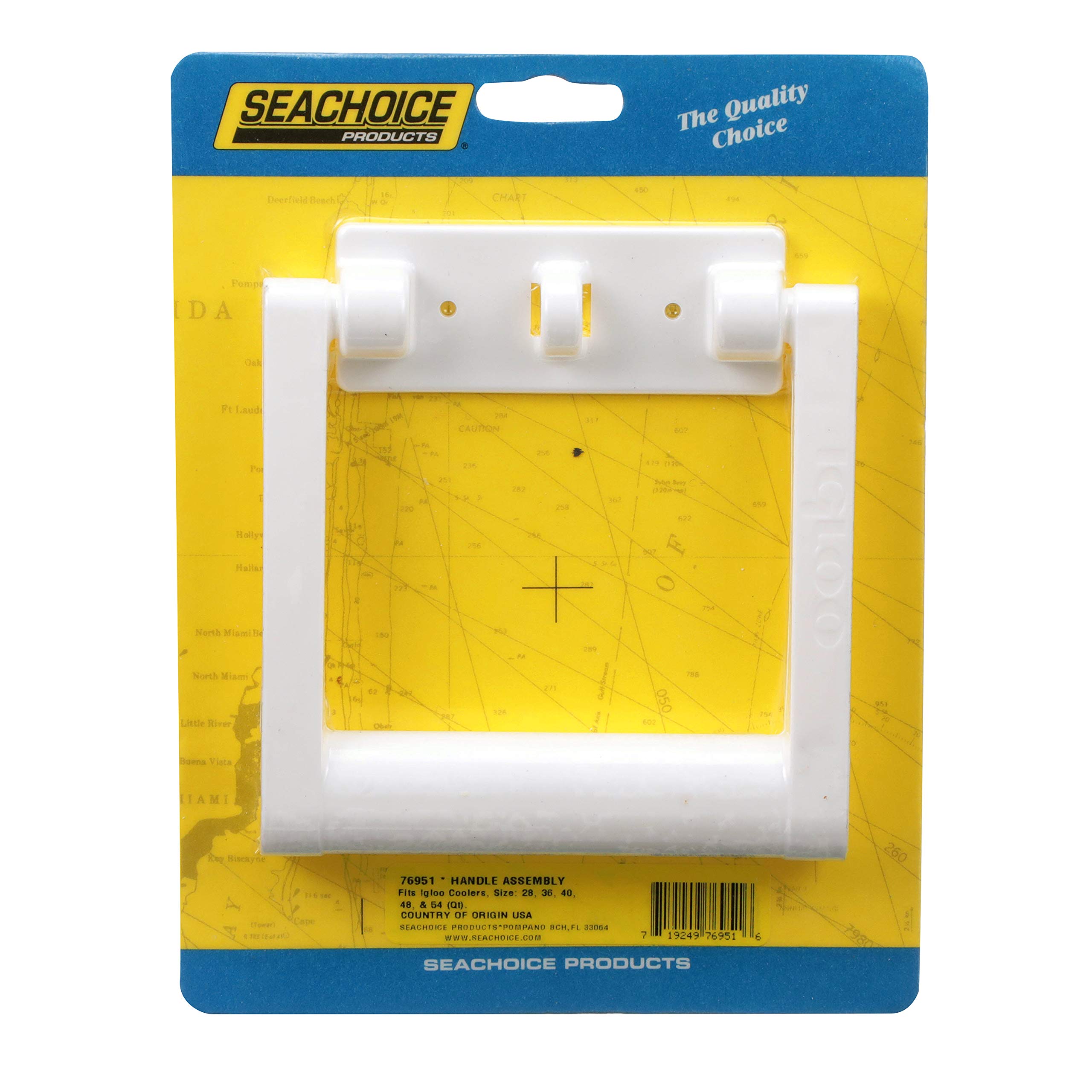Seachoice Igloo Cooler Replacement Parts - Lid, Hinges, Latches & Accessories for Outdoor Camping, Picnics & Beach Trips