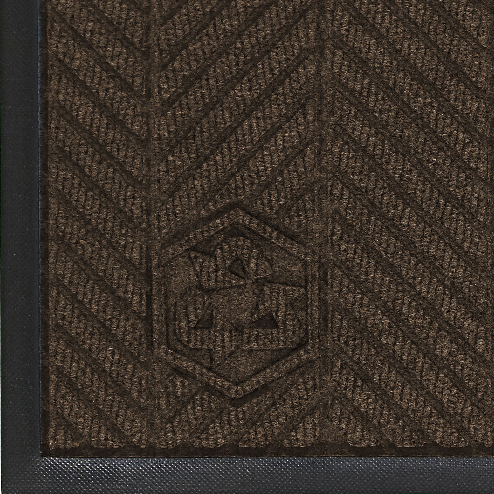 Premium M+A Matting 2240 Waterhog Eco Elite PET Polyester Fiber Doormat - Indoor/Outdoor Use with Non-Slip SBR Rubber Backing - 12.2' x 3' Size, 3/8