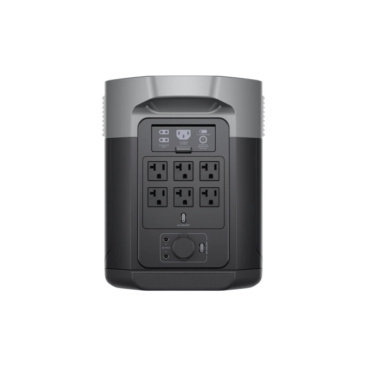 EcoFlow DELTA 2 Max 2048Wh/2400W Portable Power Station with LiFePO4 Battery & App Control - Perfect for Camping, RV Trips, Home Backup & Emergency Power Supply