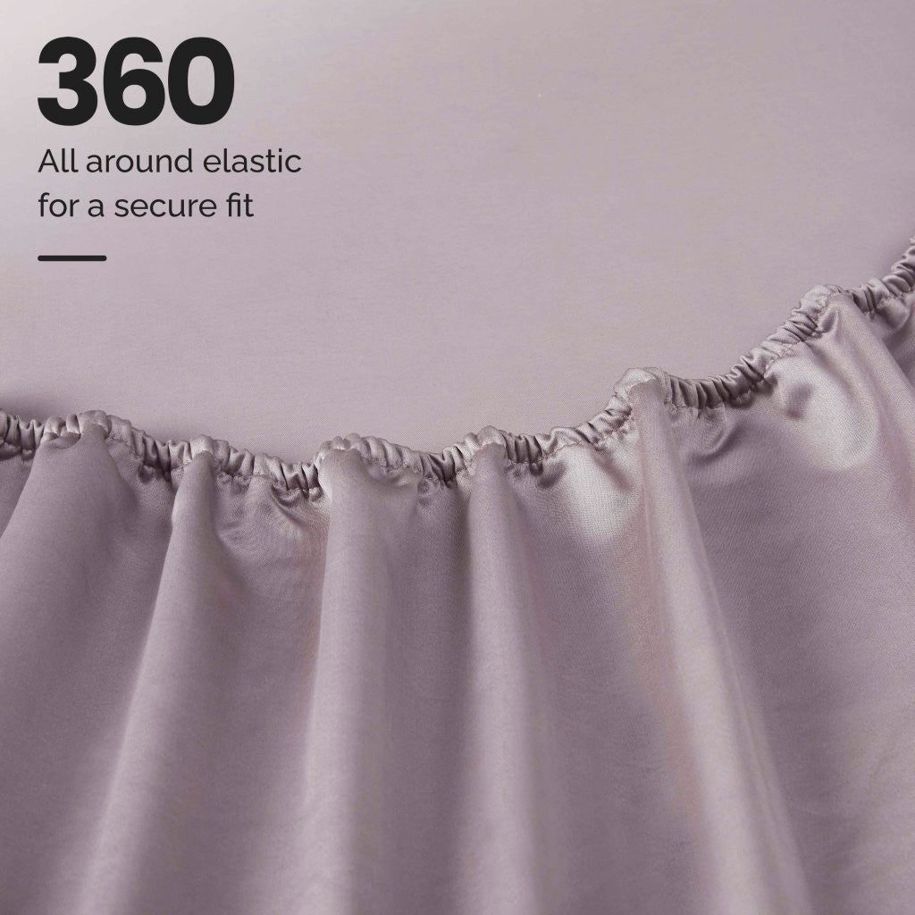 Luxury 1200 Thread Count Egyptian Cotton Deep Pocket Bed Sheet Set - Queen Size, Soft & Breathable for Ultimate Comfort - Perfect for Master Bedroom, Guest Room & Hotel Use