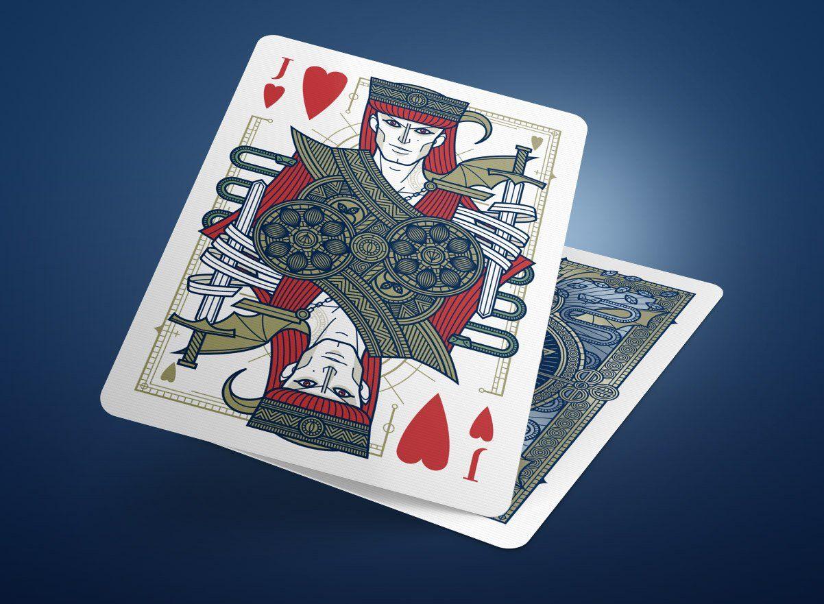 Premium SINS Blue Mentis Playing Cards - Waterproof & Durable for Poker, Magic Tricks, and Card Games - Perfect for Casino Nights, Parties, and Travel