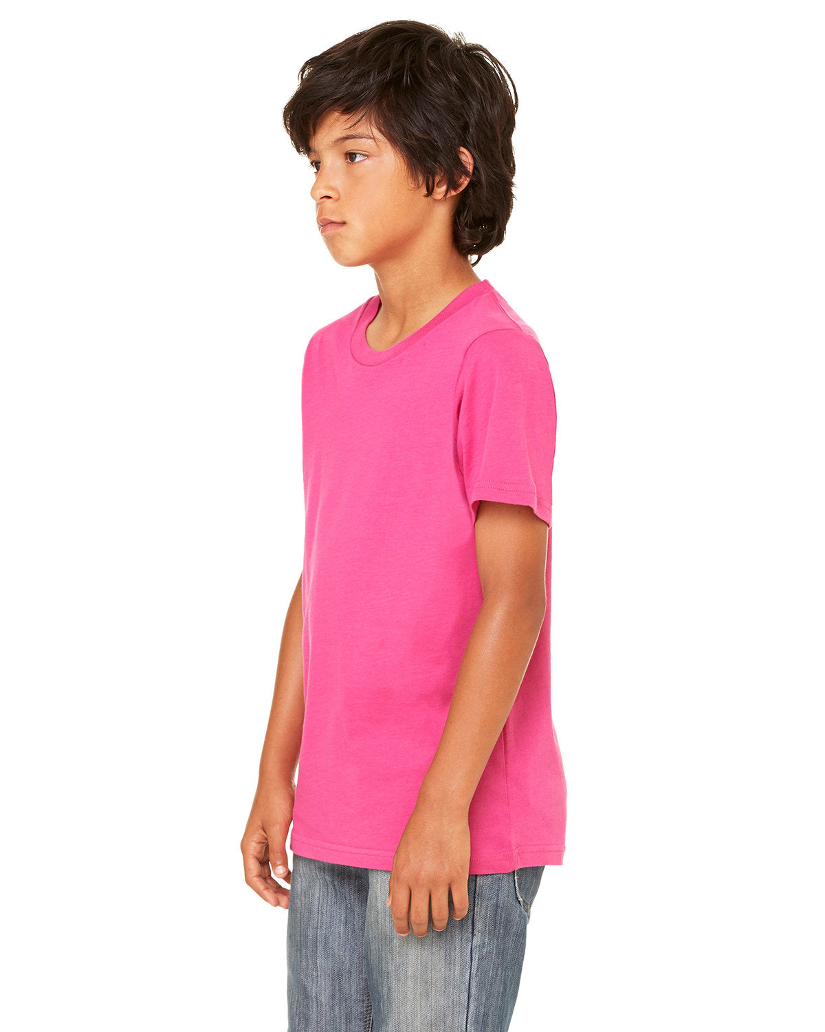 Bella + Canvas 3001Y Youth Jersey T-Shirt - Soft Cotton Short Sleeve Tee for Kids & Teens | Perfect for School, Sports & Everyday Wear