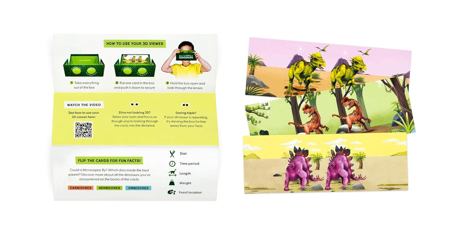 Dinosaur 3D Viewer - Immersive Augmented Reality Experience for Kids & Adults | Educational STEM Toy for Home & Classroom Learning | Explore Prehistoric World with Interactive AR Technology