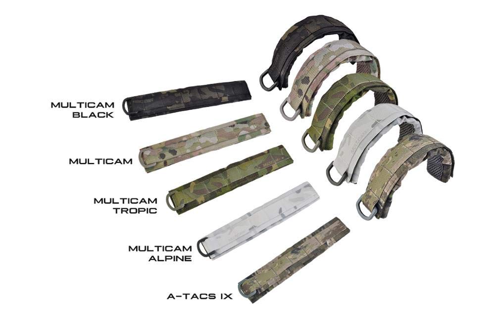 OPSMEN Tactical Headset Cover - Advanced Modular Molle Headband for Earmuffs & Headphones (Multicam) - Military, Shooting Range, Airsoft & Outdoor Activities Accessory