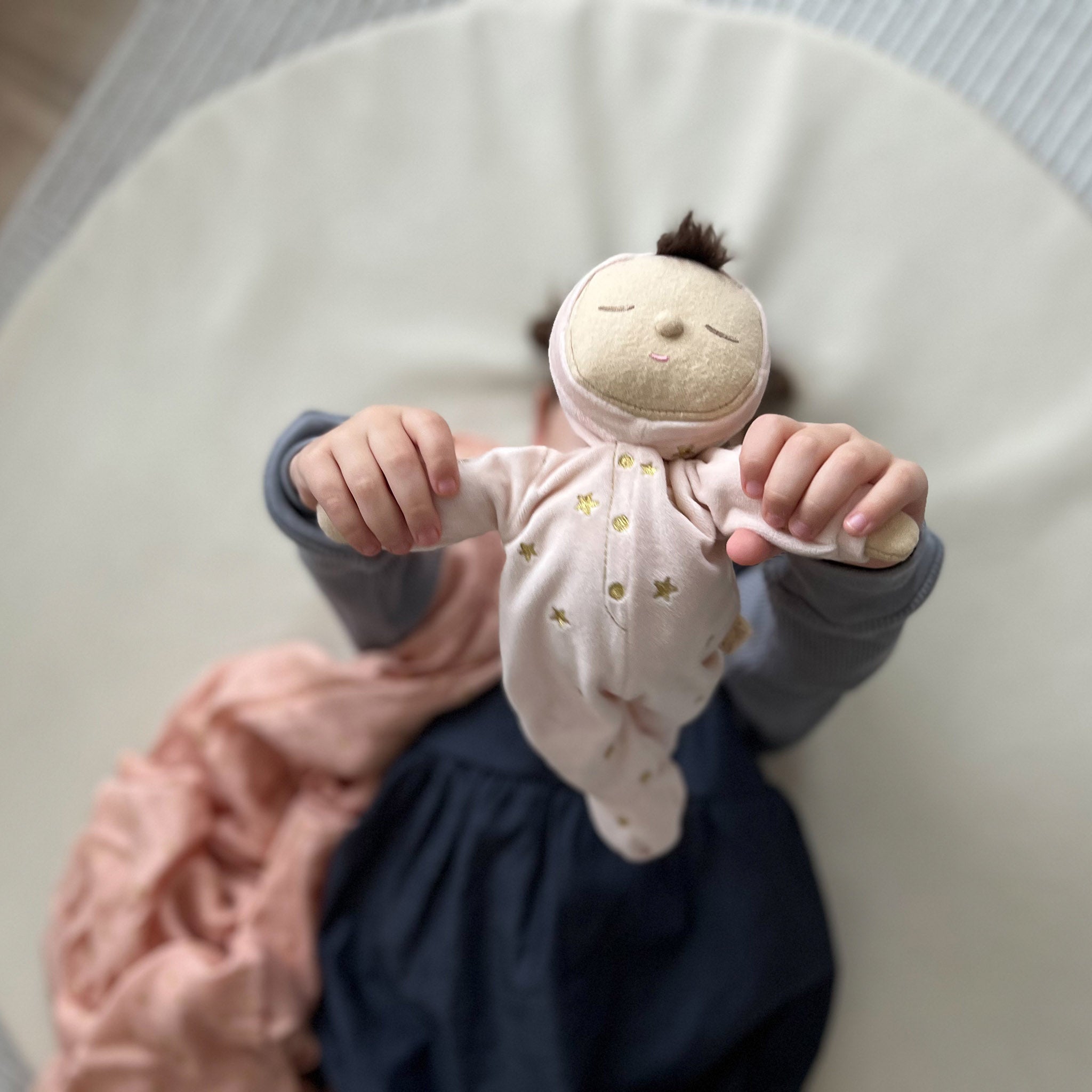 Lullaby Dozy Dinkum Luna - Soft Plush Baby Stuffed Animal Toy for Newborns & Toddlers | Perfect for Nursery Decor, Bedtime Comfort & Cuddling Companion