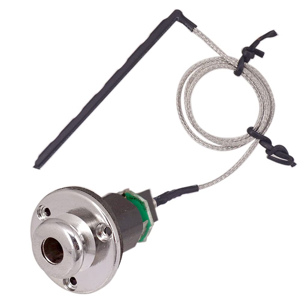 Deevoka Durable Brass Passive Microphone for Acoustic & Wood Guitars - Professional Studio & Live Performance Accessory