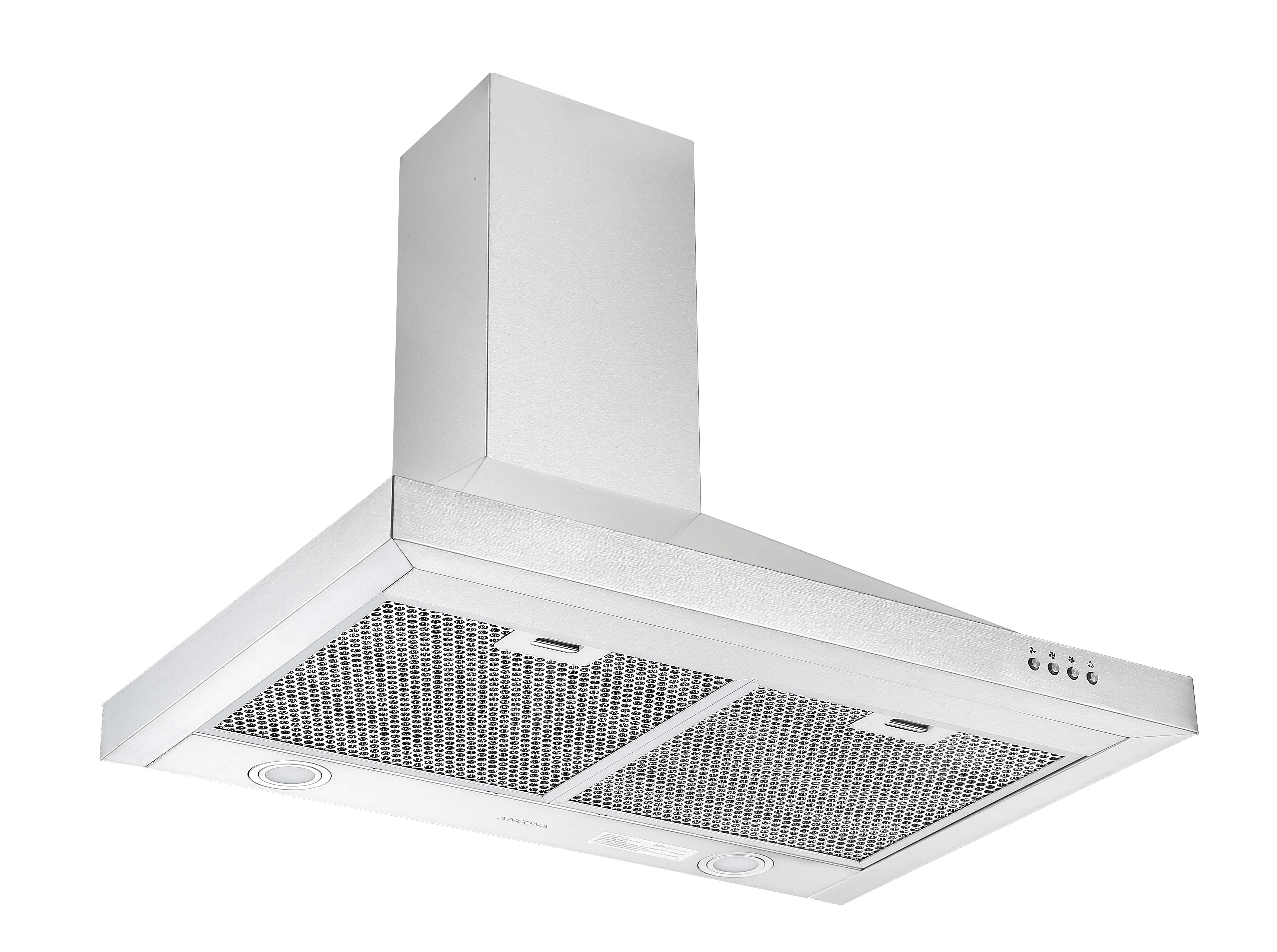 WPRV430 30-Inch Stainless Steel Wall Mount Pyramid Range Hood - Powerful Kitchen Ventilation for Modern Homes
