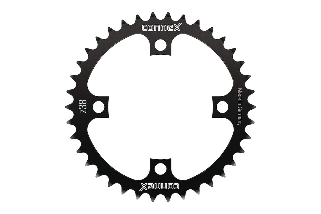 Connex Unisex Z38 38T E-Bike Chainring - Durable Metal Bicycle Gear with 38 Teeth - Perfect for Electric Bike Upgrades & Mountain Biking Accessories