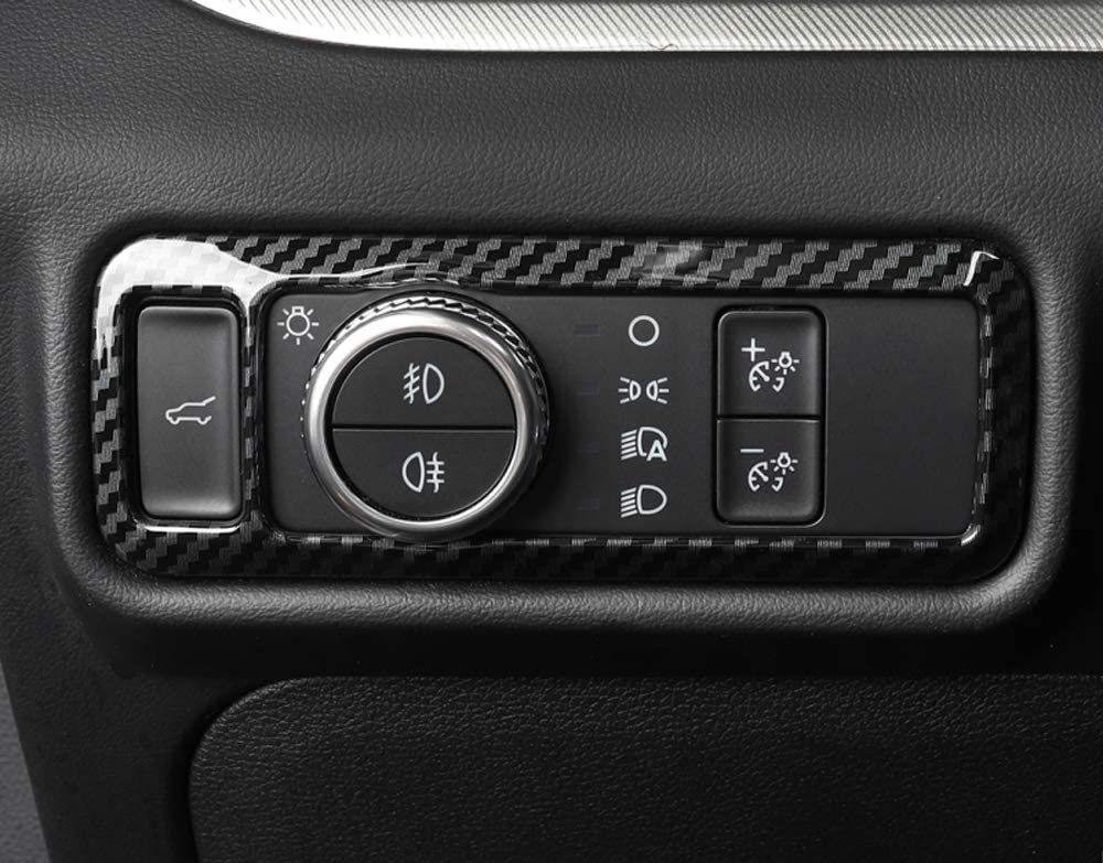 2020-2024 Ford Explorer Interior Accessories Kit - 19pcs ABS Carbon Fiber Grain Trim Cover Set (Excludes XLT & RHD Models) | Premium Car Decoration for Enhanced Cabin Style & Protection