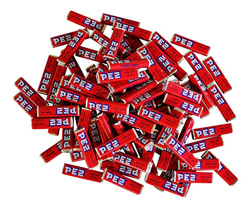 Bulk Cherry PEZ Candy - 2 Pound Bag | Refillable Candy Dispenser | Perfect for Parties, Halloween, and Office Treats
