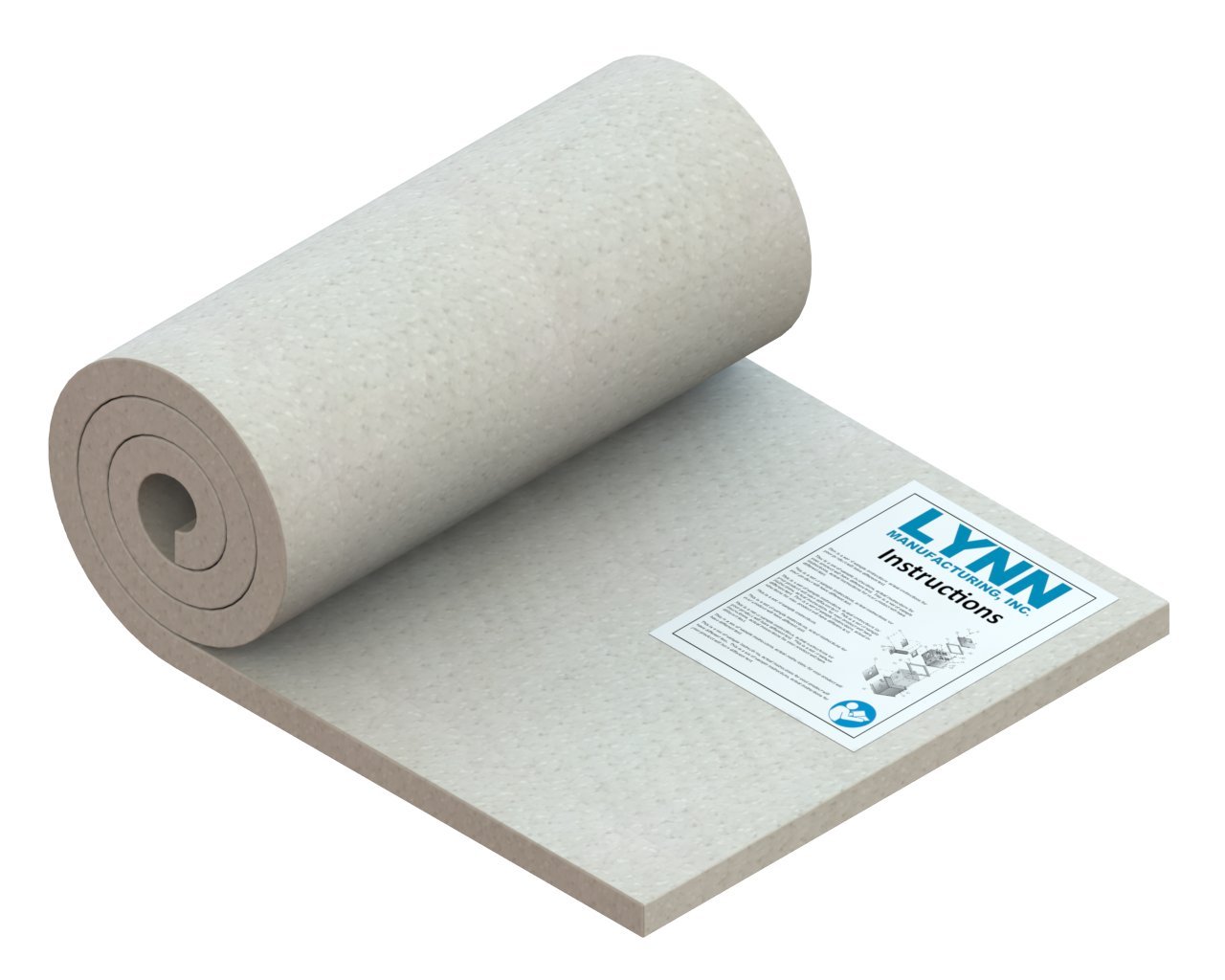 Lynn Manufacturing 2300F High-Temperature Ceramic Fiber Blanket - 48