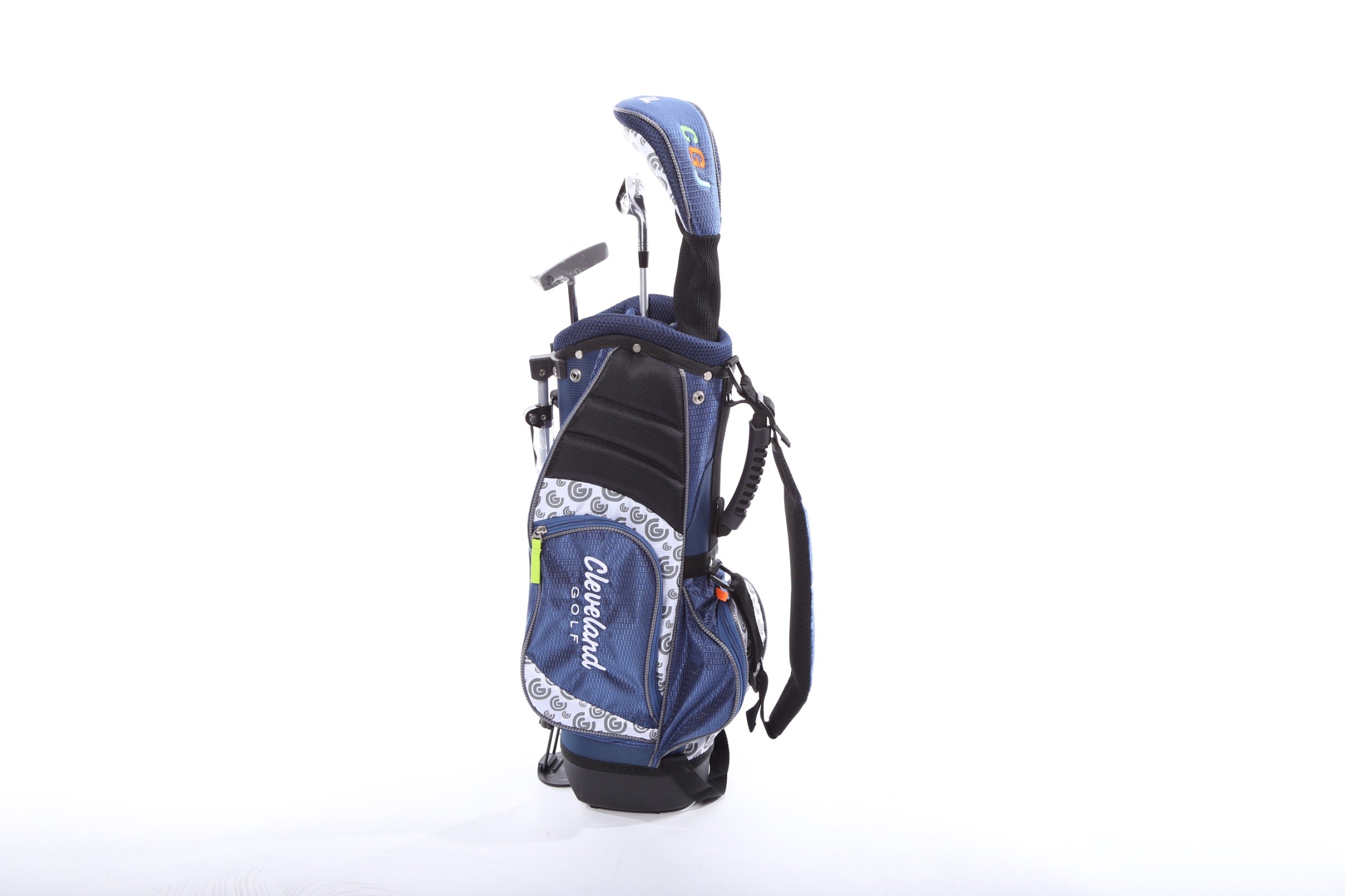 Cleveland CGJ Small Fairway 7 Iron Putter Complete Golf Club Set Right Hand Graphite Shaft for Youth - Perfect for Junior Golf Training & Practice