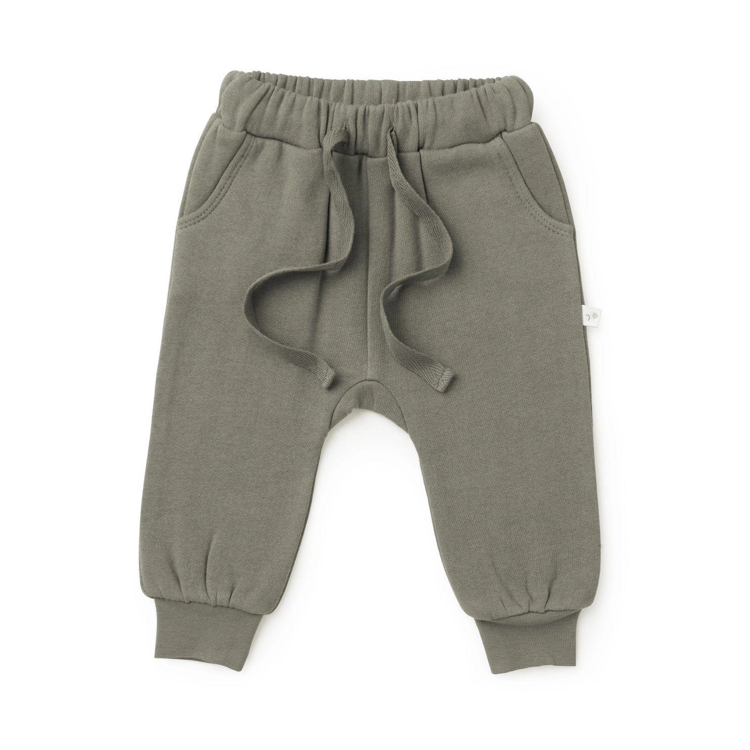 Organic Jogger Pants for Women - Soft Comfortable Olive Green Lounge Pants for Yoga, Running & Casual Wear