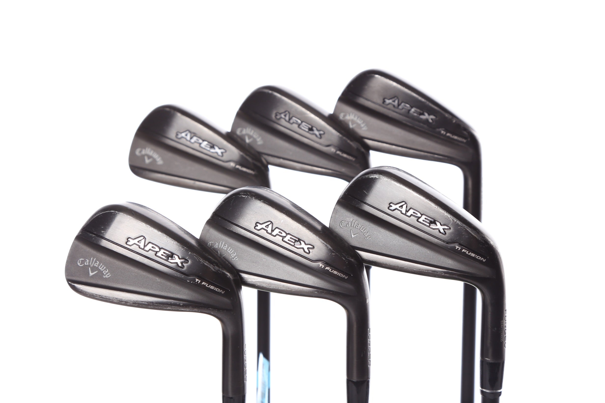 Used Callaway Apex TiFusion Iron Set 5-PW Right Handed Regular Flex Golf Clubs for Men - Perfect for Mid-Handicap Players on the Course