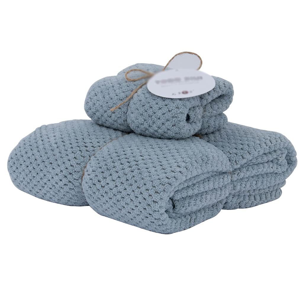 Premium 2-Piece JHHDP Bath Towel Set - Ultra Soft & Highly Absorbent for Face & Body - Home Spa & Gym Essentials (Color: C) - Perfect for Bathroom, Beach & Yoga