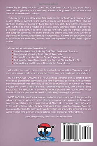GymnaChef: Healthy Meals, Snacks & Desserts for Gymnasts & Athletes - Nutritionist-Approved Recipes by a French Chef | Perfect for Training Days, Competitions & Family Meals