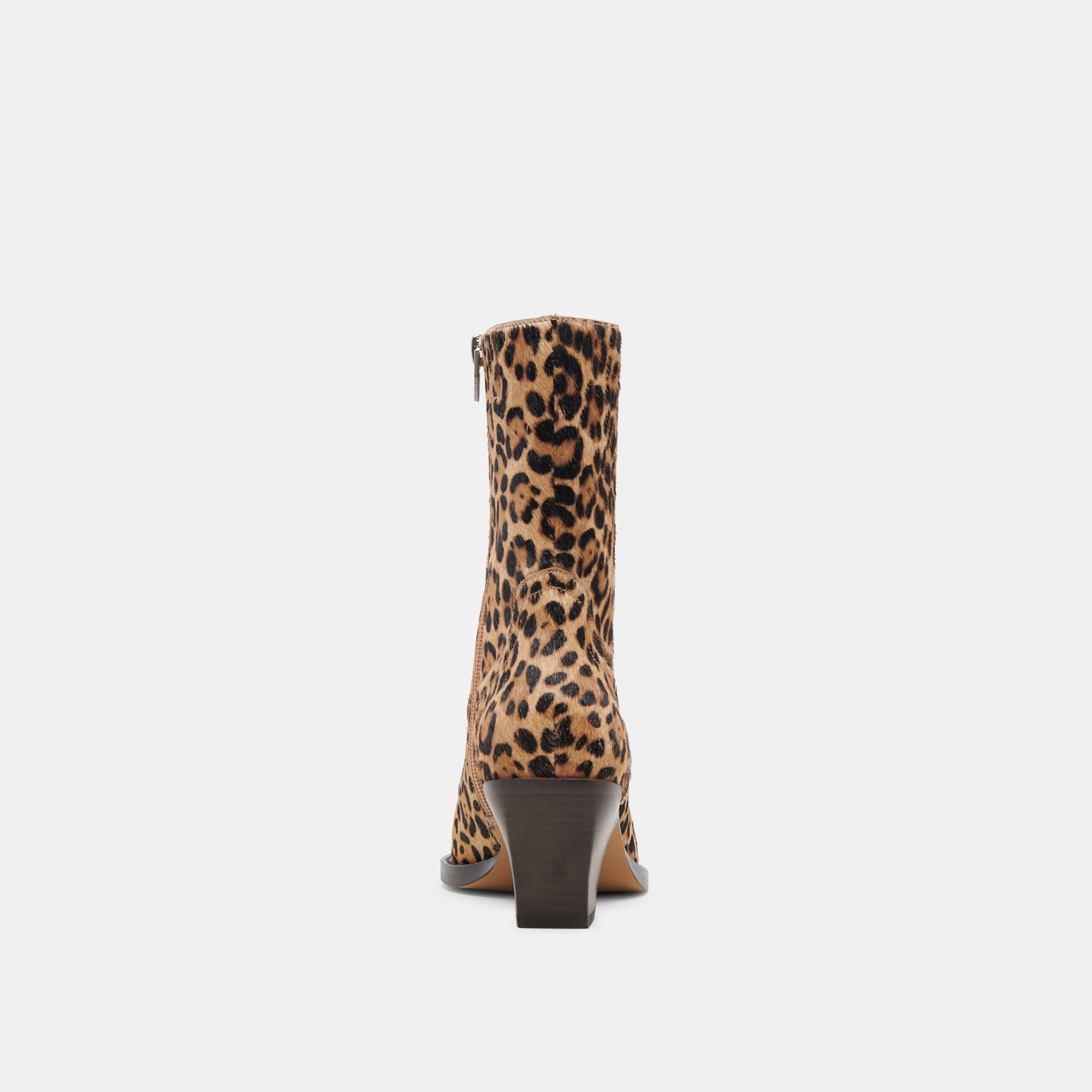 RUTGER Women's Leopard Print Calf Hair Boots - Stylish & Comfortable Winter Ankle Boots for Casual Outfits & Party Wear