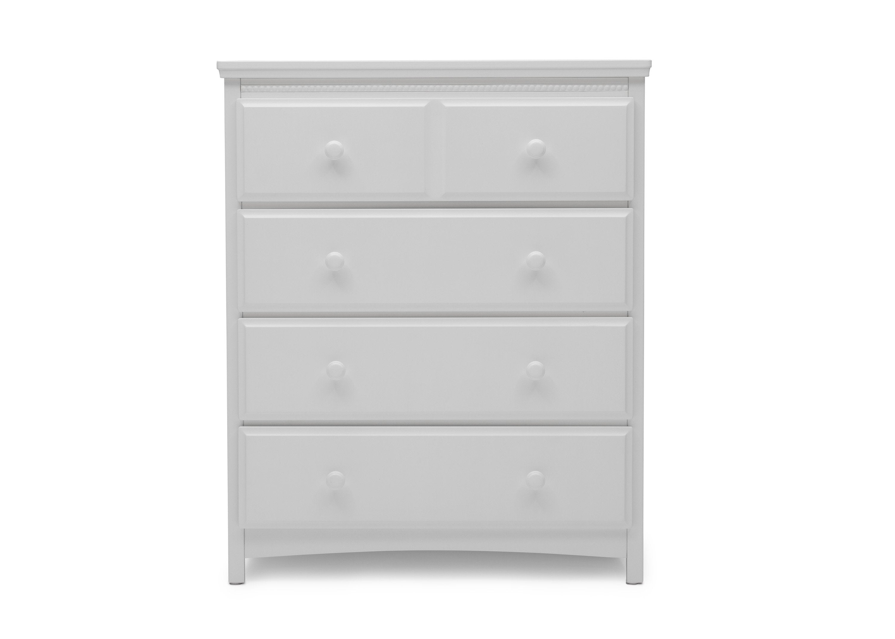 Emerson 4-Drawer Wooden Chest Dresser - Sturdy Bedroom Storage Furniture for Clothes, Blankets & Accessories | Perfect for Master Bedroom, Guest Room & Dorm Organization
