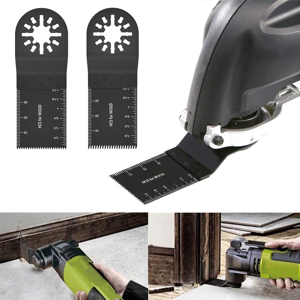 10-Piece Oscillating Multi-Tool Saw Blades Kit - Universal Fit for Fein, Bosch, Einhell & More - Durable 18/10 Steel Blades - Perfect for Wood Cutting, Drywall, PVC & DIY Home Renovation Projects