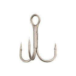 Gamakatsu Round Bend Bronze Treble Hooks - 25 Pack | Saltwater & Freshwater Fishing Lures | Perfect for Bass, Trout, and Walleye Fishing