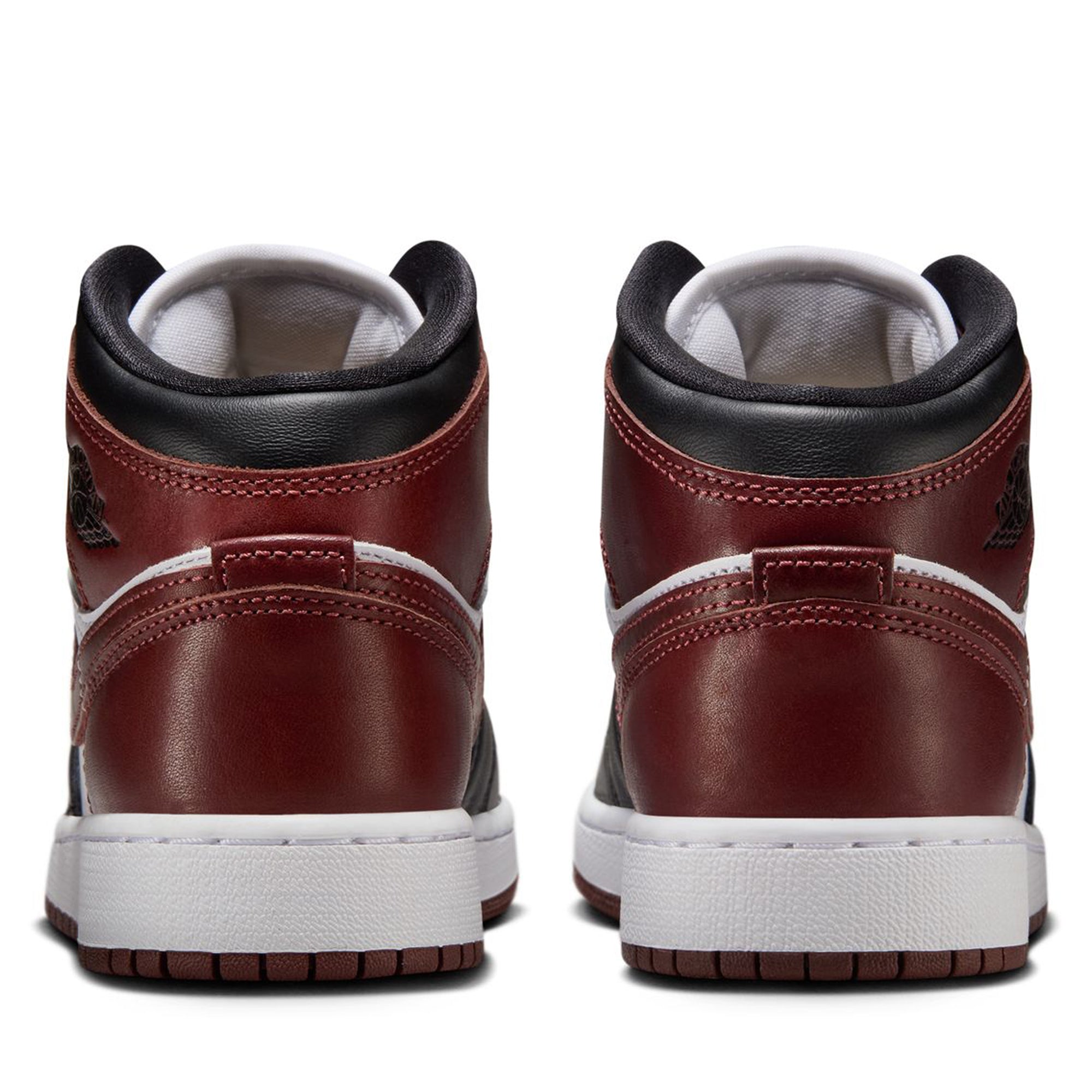 Air Jordan 1 Mid SE (GS) White/Dark Pony Basketball Shoes for Kids - Perfect for School, Sports & Casual Wear