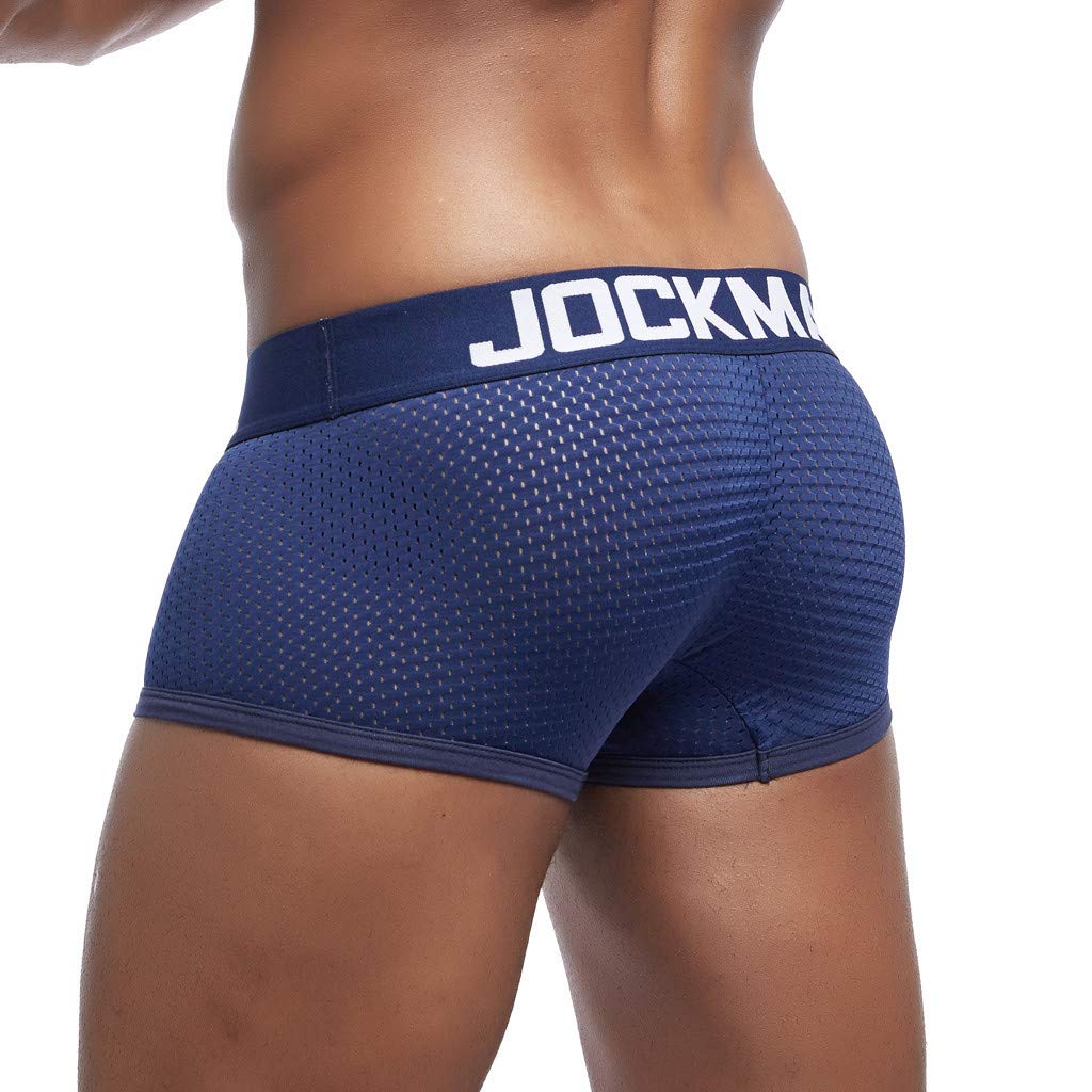 Men's Breathable Mesh Underwear with Pouch Support - Comfortable Briefs for Sports & Fitness - Ideal for Gym, Running & Daily Wear