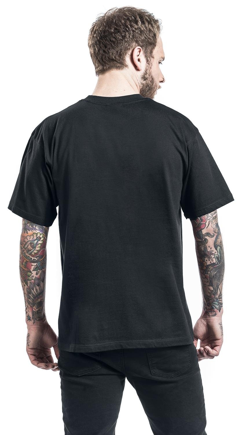 Official Attack Band Logo Men's Black T-Shirt Size S - Perfect for Concerts, Casual Wear & Fan Merchandise