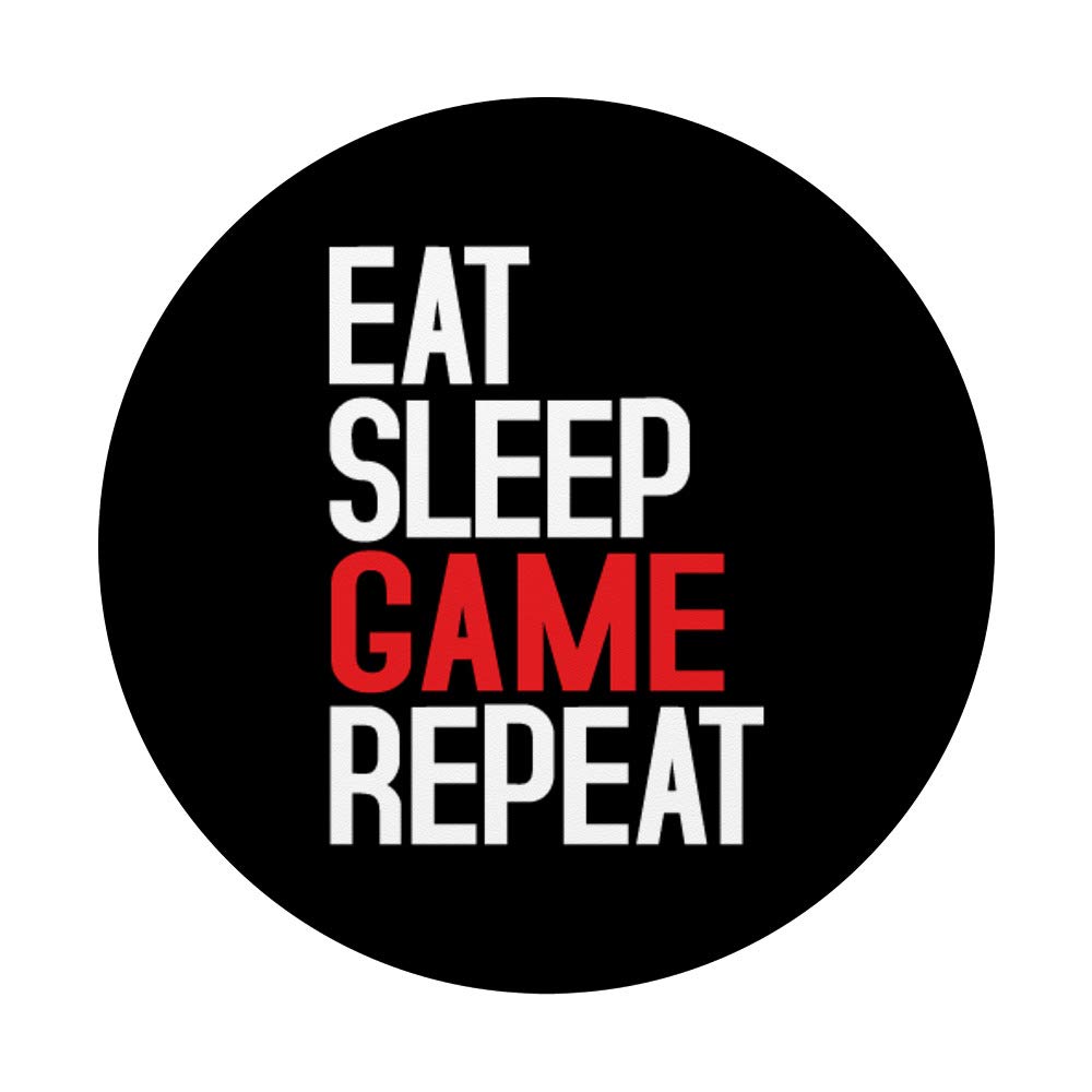 Funny Gamer Gifts - Eat Sleep Game Repeat T-Shirt for Men & Women - Perfect for Gaming Enthusiasts & Video Game Lovers