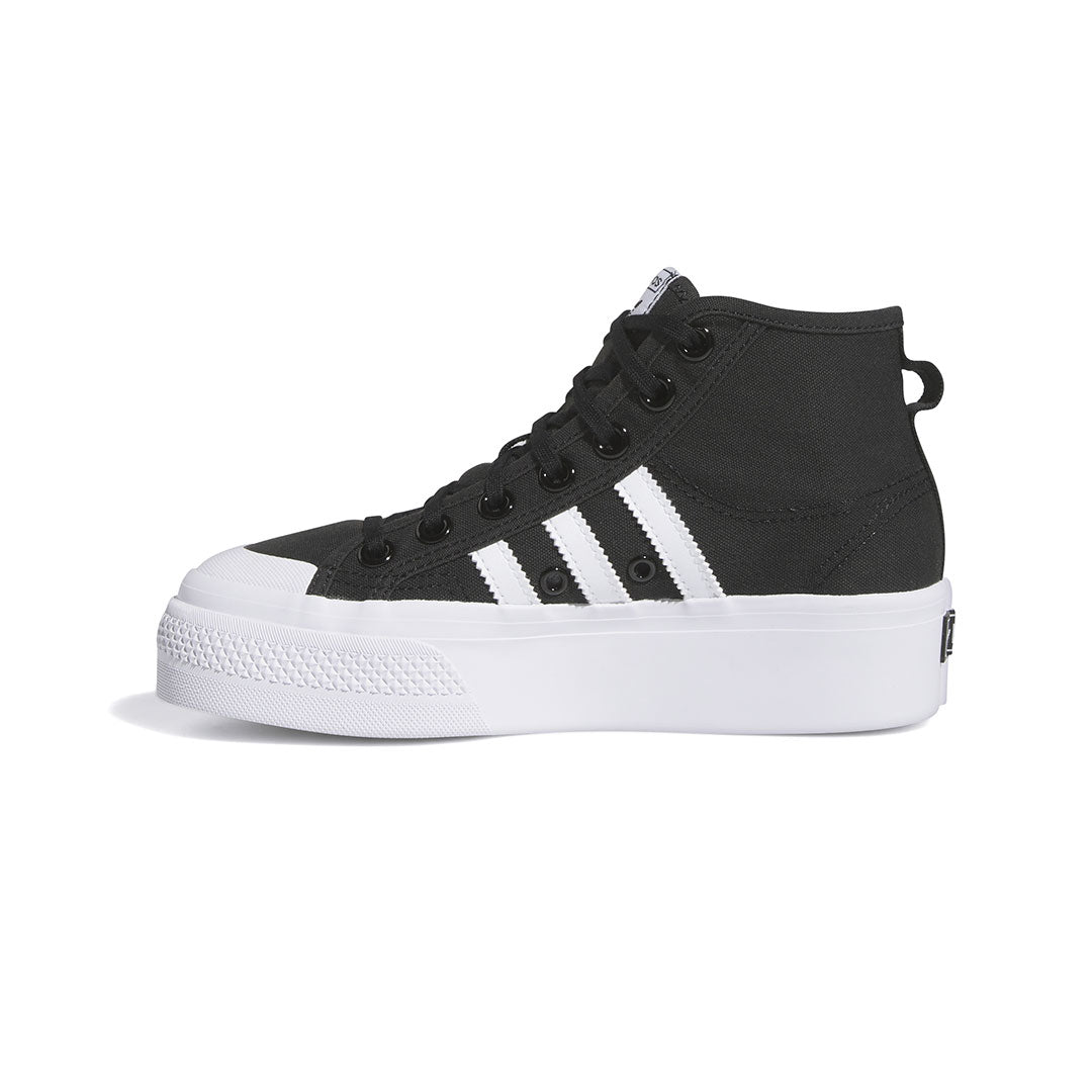adidas Kids' Nizza Platform Mid Sneakers (IG7833) - Comfortable & Stylish Junior Shoes for School, Play & Everyday Wear