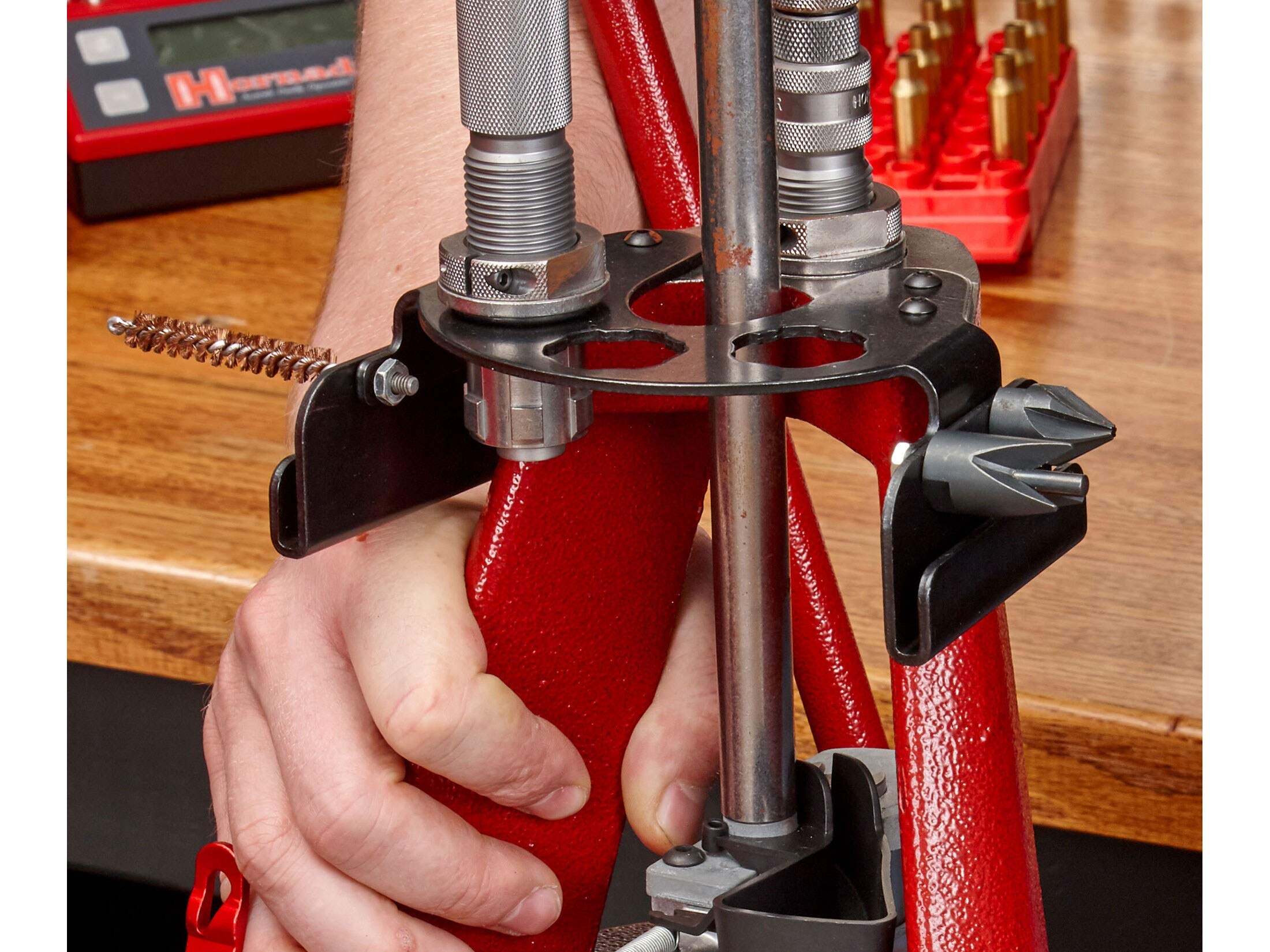 Hornady Lock-N-Load Iron Press Die Caddy - Reloading Tool Organizer for Ammunition Press Accessories | Perfect for Reloading Benches & Gun Workshops