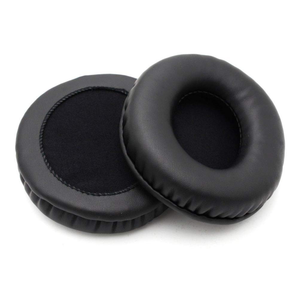 ATH-AVC200 Replacement Ear Pads - Premium Memory Foam Ear Cushions with Soft Leather Cover (Black) - Compatible with ATH-AVC200 Headphones - Perfect for Gaming, Music & Office Use