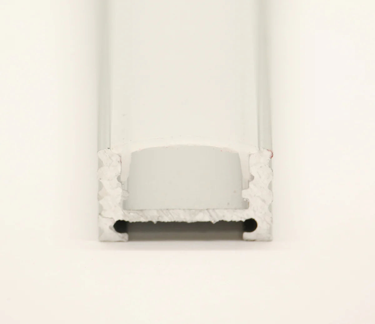 BN250 8 ft Aluminum LED Channel 10 Pack - Surface Mount Rectangular Diffuser for 0.46