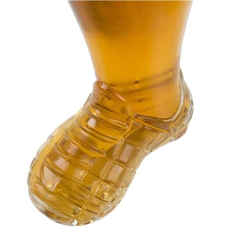 Chabrias Ltd Ultimate Beer Glass Football Rugby Boot Mug - 20oz Pint (568ml) for UEFA Euros, World Cup & Soccer Fans - Perfect for Game Nights, Sports Bars & Fan Parties