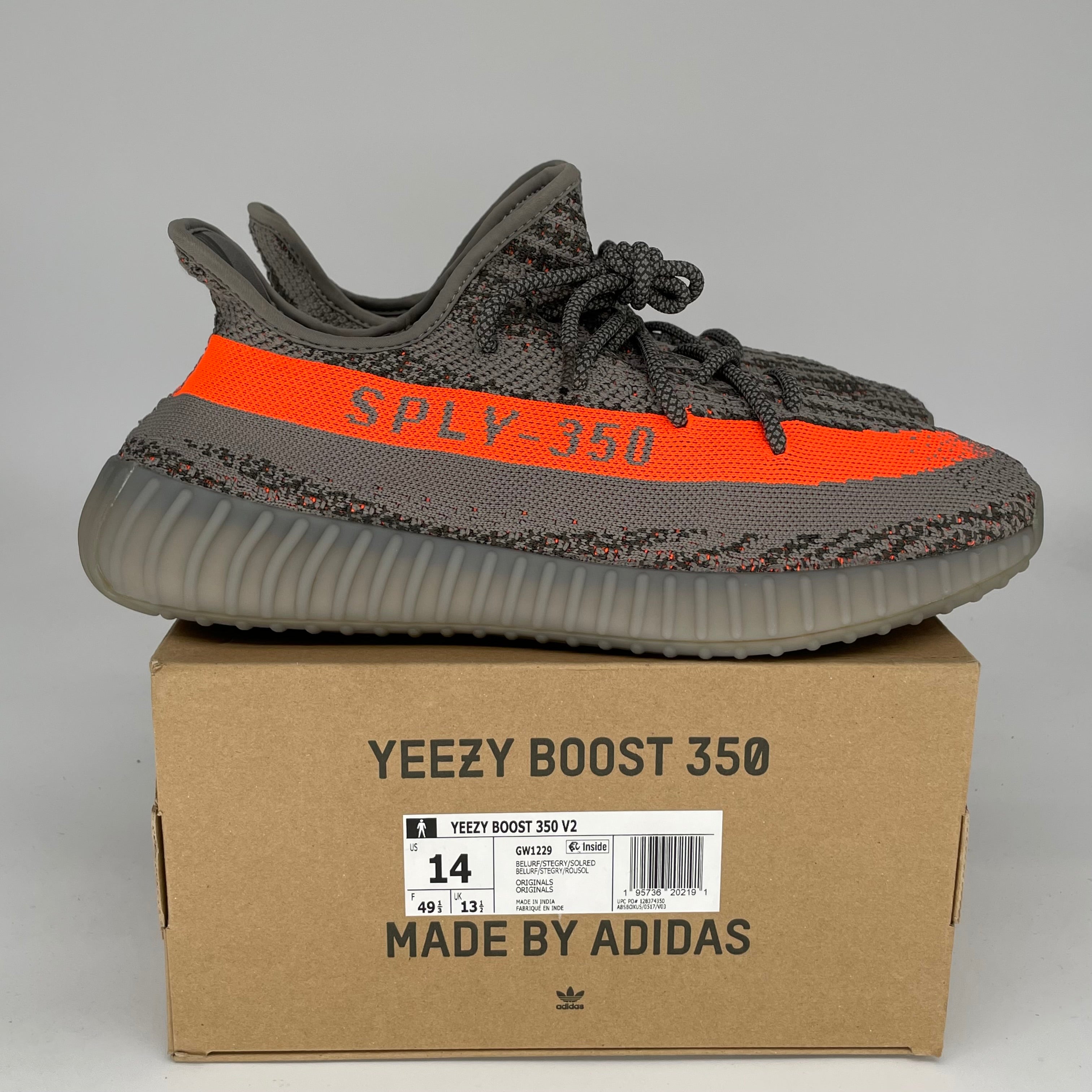 Adidas Yeezy Boost 350 V2 Beluga Reflective - Men's Size 14 Sneakers GW1229 | Running, Gym & Casual Wear