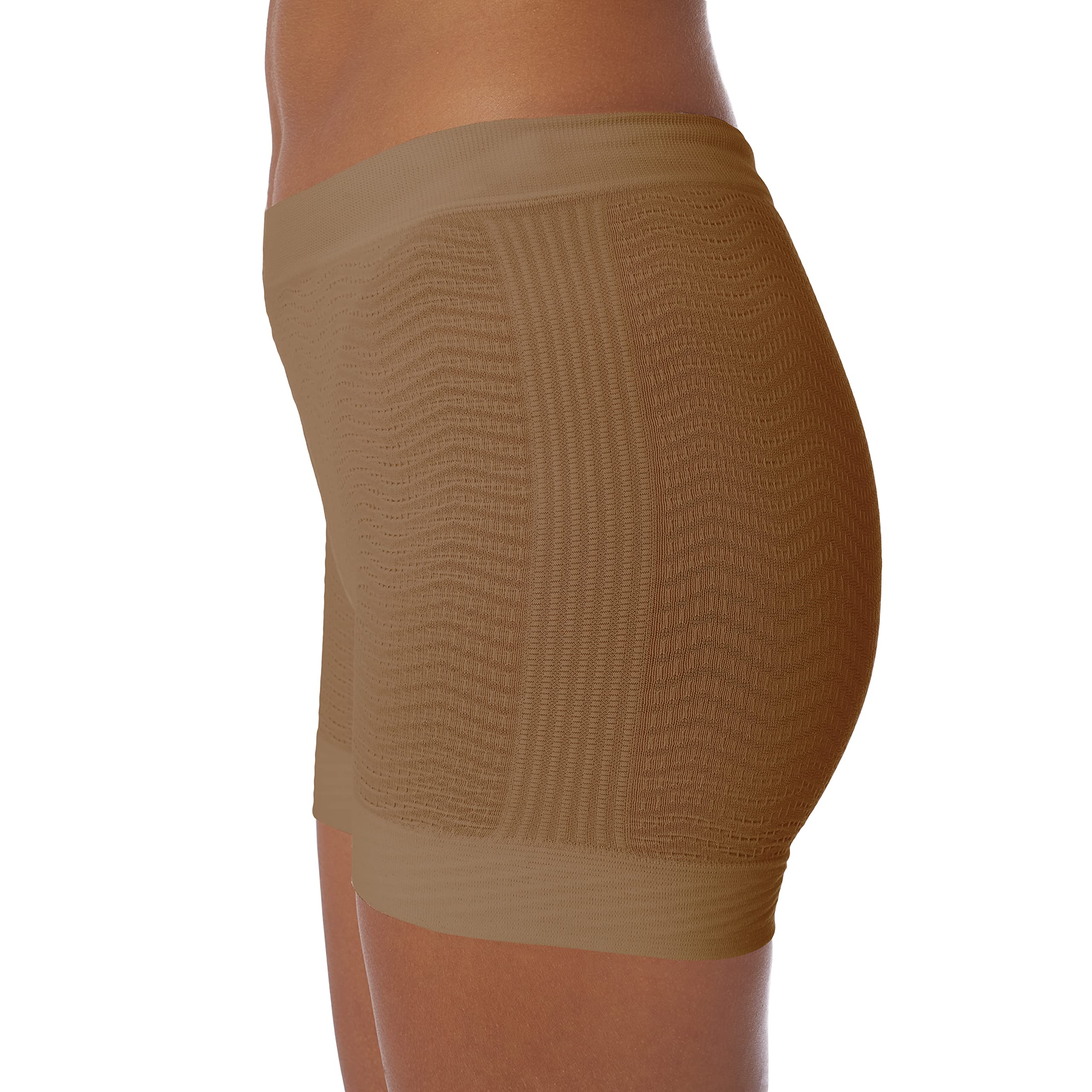 SOLIDEA Women's High Waist Compression Shorts - Magic Silhouette Shapewear for Sports & Workout | Breathable & Comfortable Activewear (Hazelnut, Size 14) | Perfect for Yoga, Running, Gym & Everyday Wear