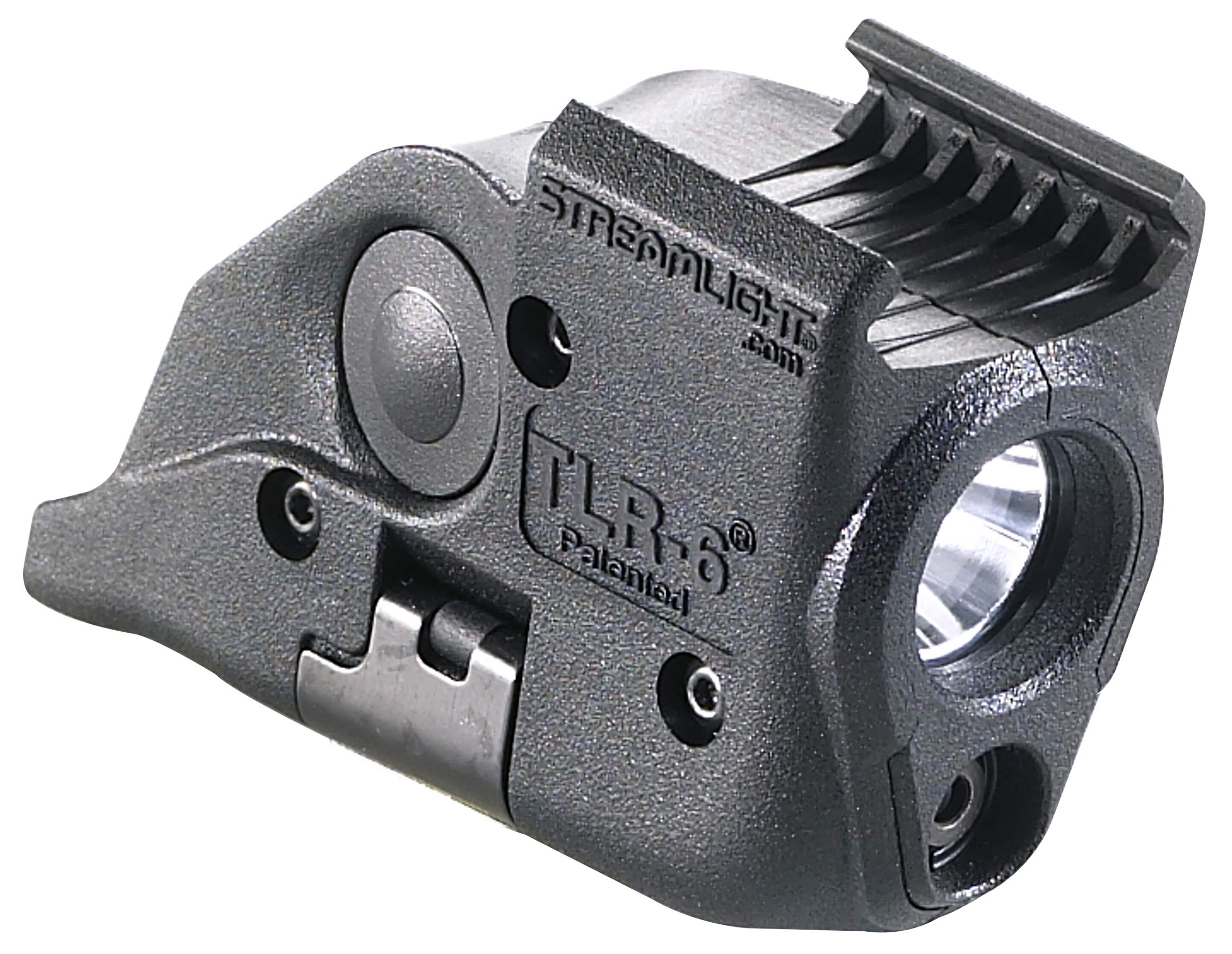 Streamlight 69293 TLR-6 Tactical Pistol Flashlight 100 Lumen with Red Laser - Compatible with M&P Railed Handguns - Perfect for Home Defense, Tactical Training & Night Shooting (Black)