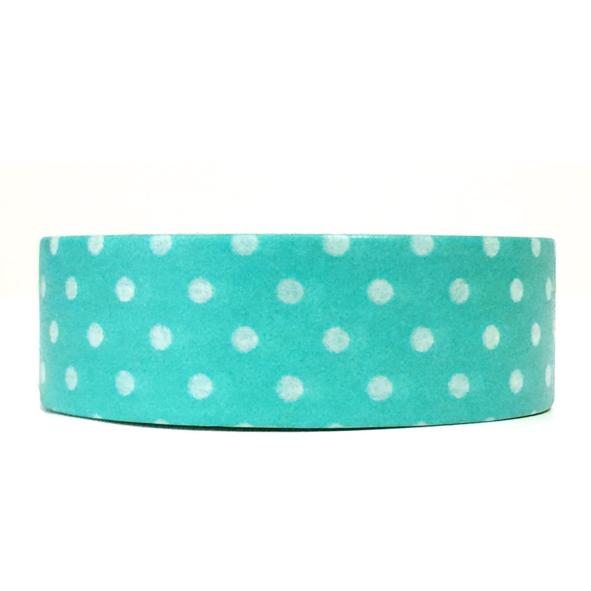 Allydrew Decorative Washi Masking Tape - Baby Blue Dots Design for Scrapbooking, Journaling, DIY Crafts & Home Decor | Perfect for Gift Wrapping, Bullet Journals & Planner Stickers