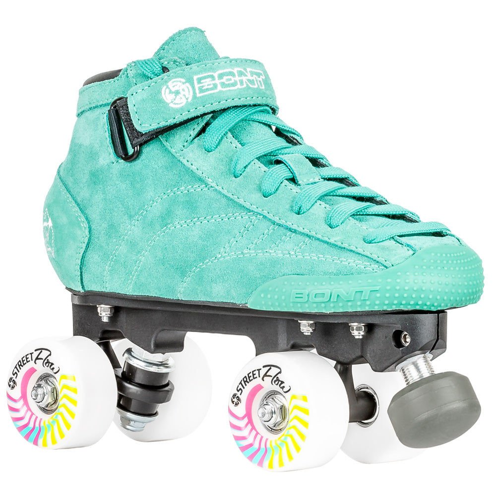 Bont Prostar Prodigy Flow Quad Roller Skates - Premium Outdoor & Indoor Skating Package for Women & Men - Perfect for Rink, Park, and Street Skating