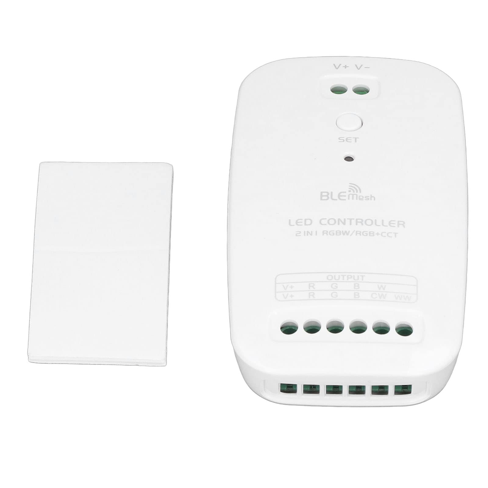 Pinsofy RGB CCT LED Controller - Wireless Remote Control for Smart Lighting, Dimmable & Color Changing for Hotel Reception, Bar, Restaurant, and Home Decoration